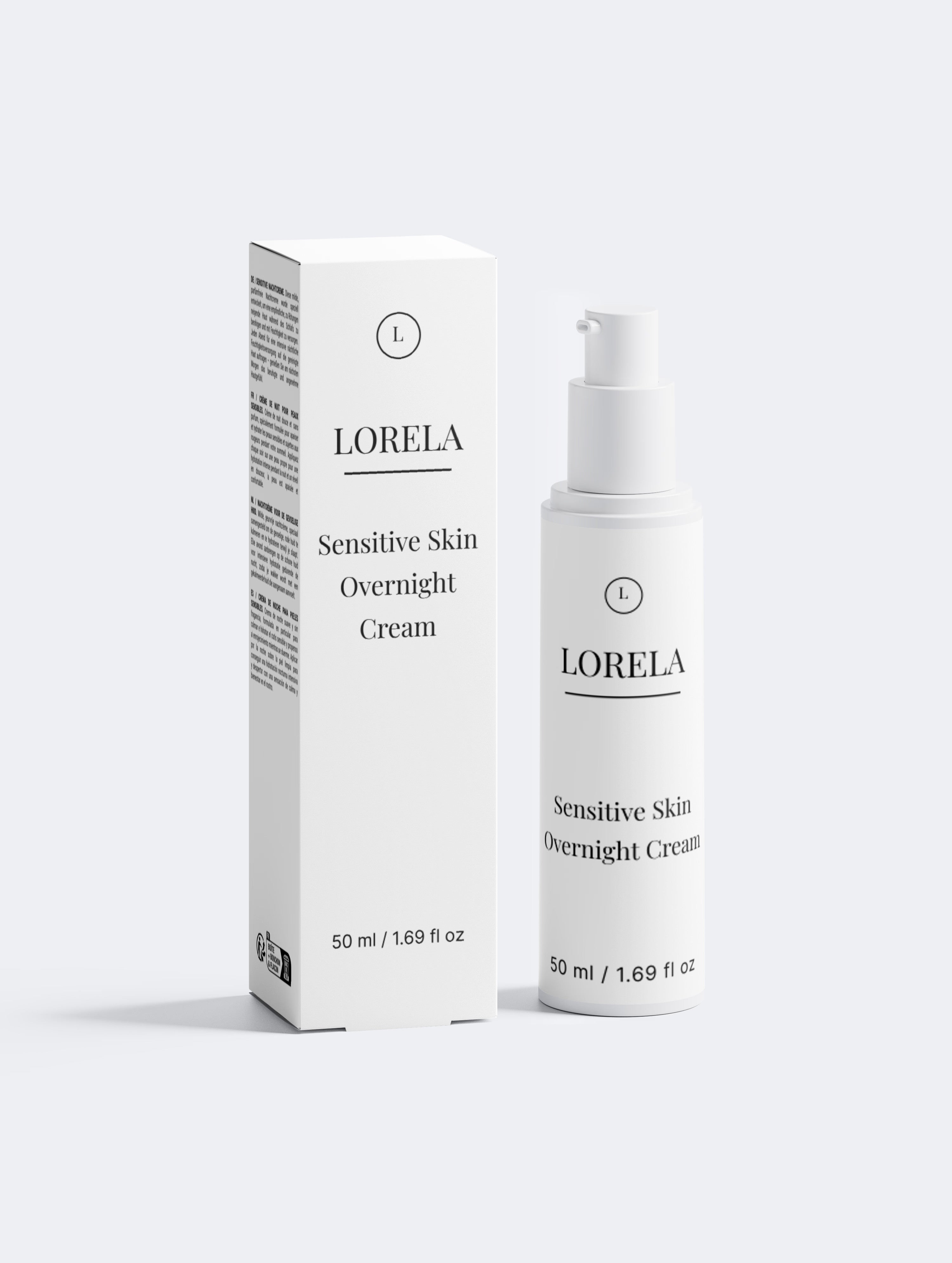 Sensitive Skin Overnight Cream, Fragrance-Free