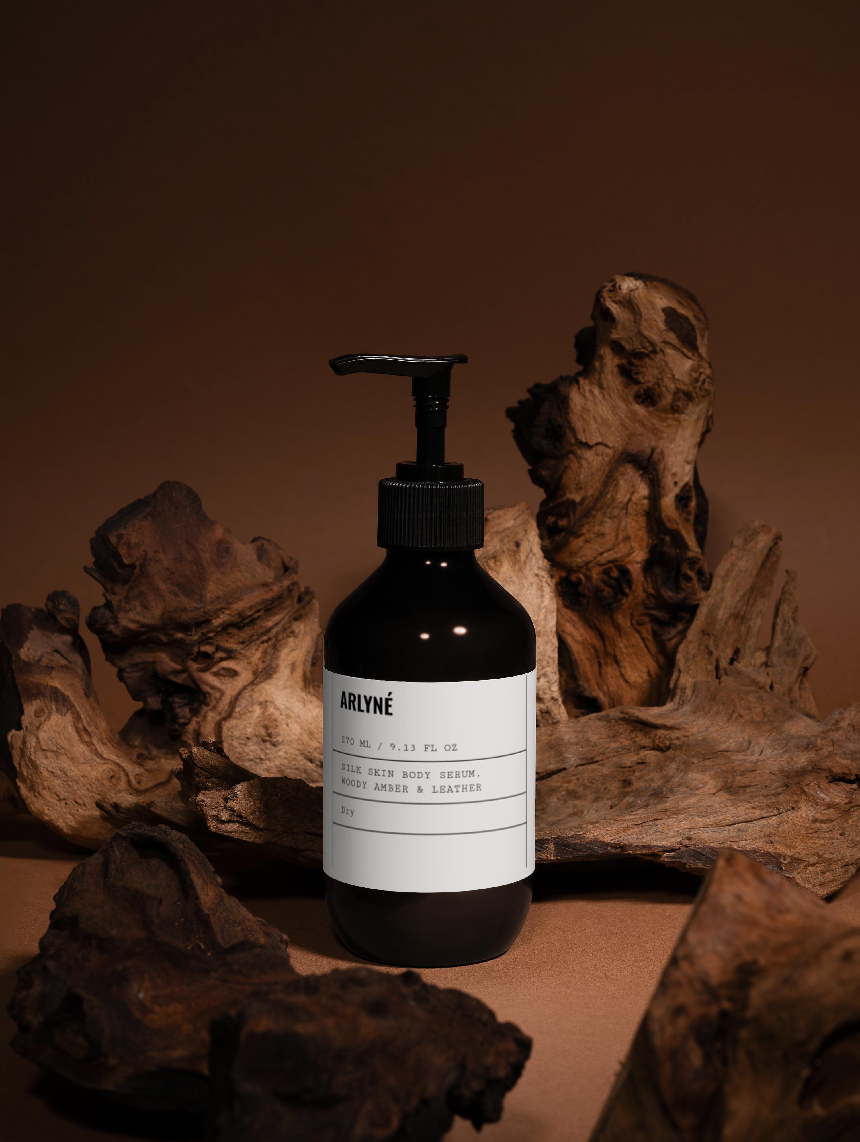 Silk Skin Body Serum, Woody Amber & Leather